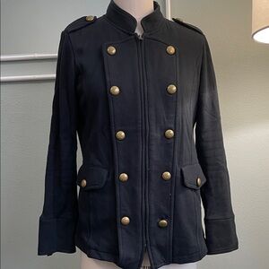 Hurley Black Jacket with Gold Accents